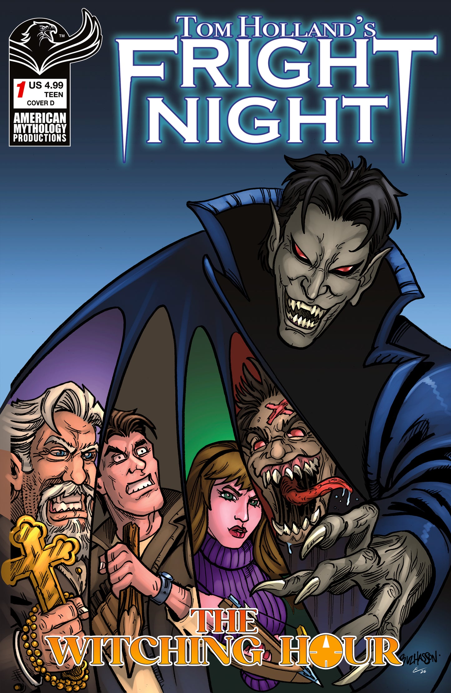 FRIGHT NIGHT WITCHING HOUR #1 (OF 2) CVR D BUZ HASSON VAR (05 Aug Release)