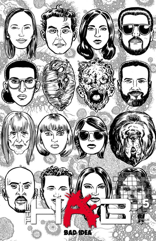 HAB #5 (OF 6) CVR C DAVID LAPHAM BW OUTBREAK SKULLS VAR (26 Aug Release)