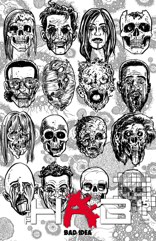 HAB #5 (OF 6) CVR E DAVID LAPHAM BW DEAD SKULLS VAR (26 Aug Release)