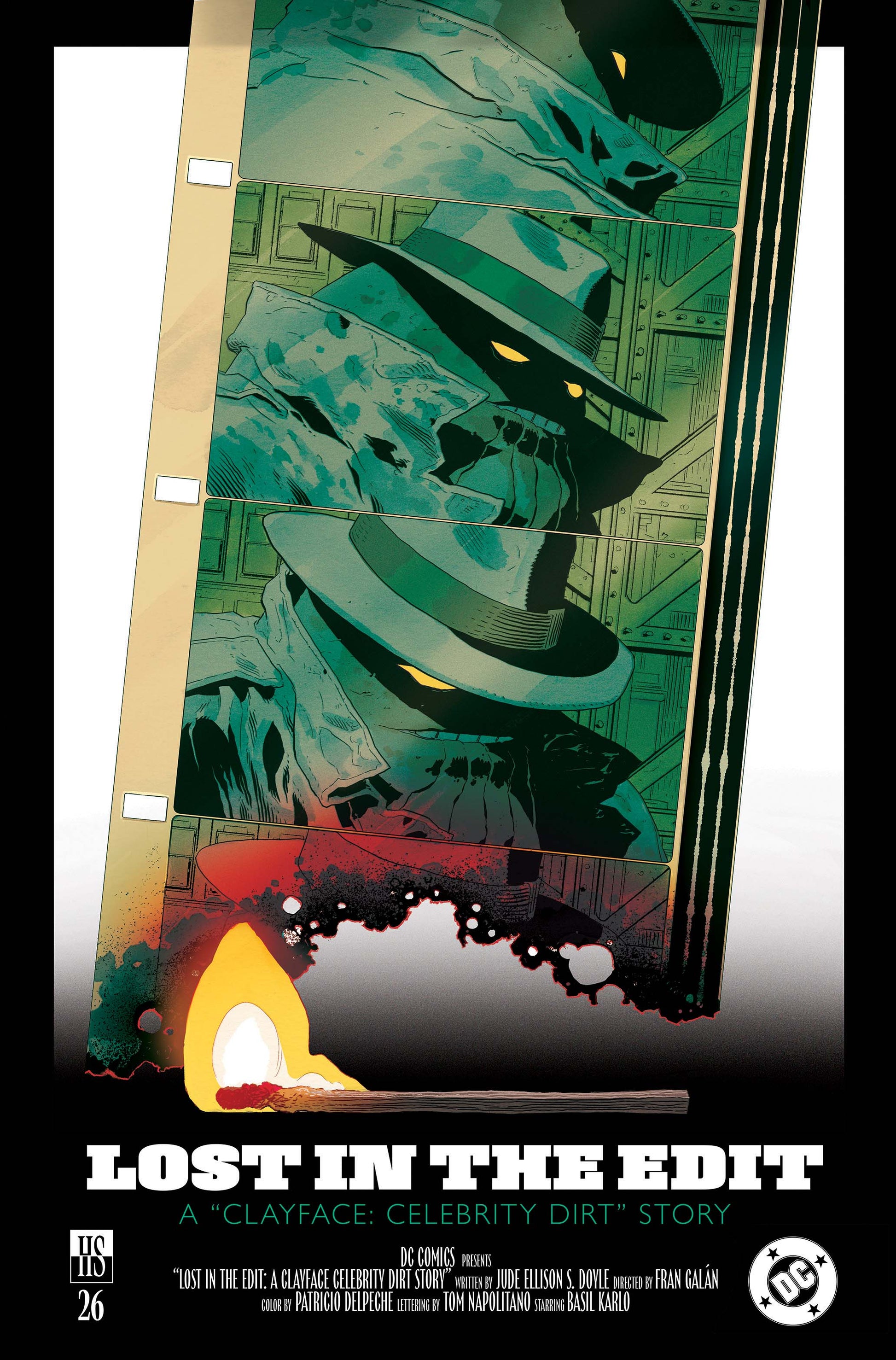 CLAYFACE CELEBRITY DIRT #2 (OF 6) CVR C HAYDEN SHERMAN CARD STOCK VAR | DC COMICS | Comicbookeroo
