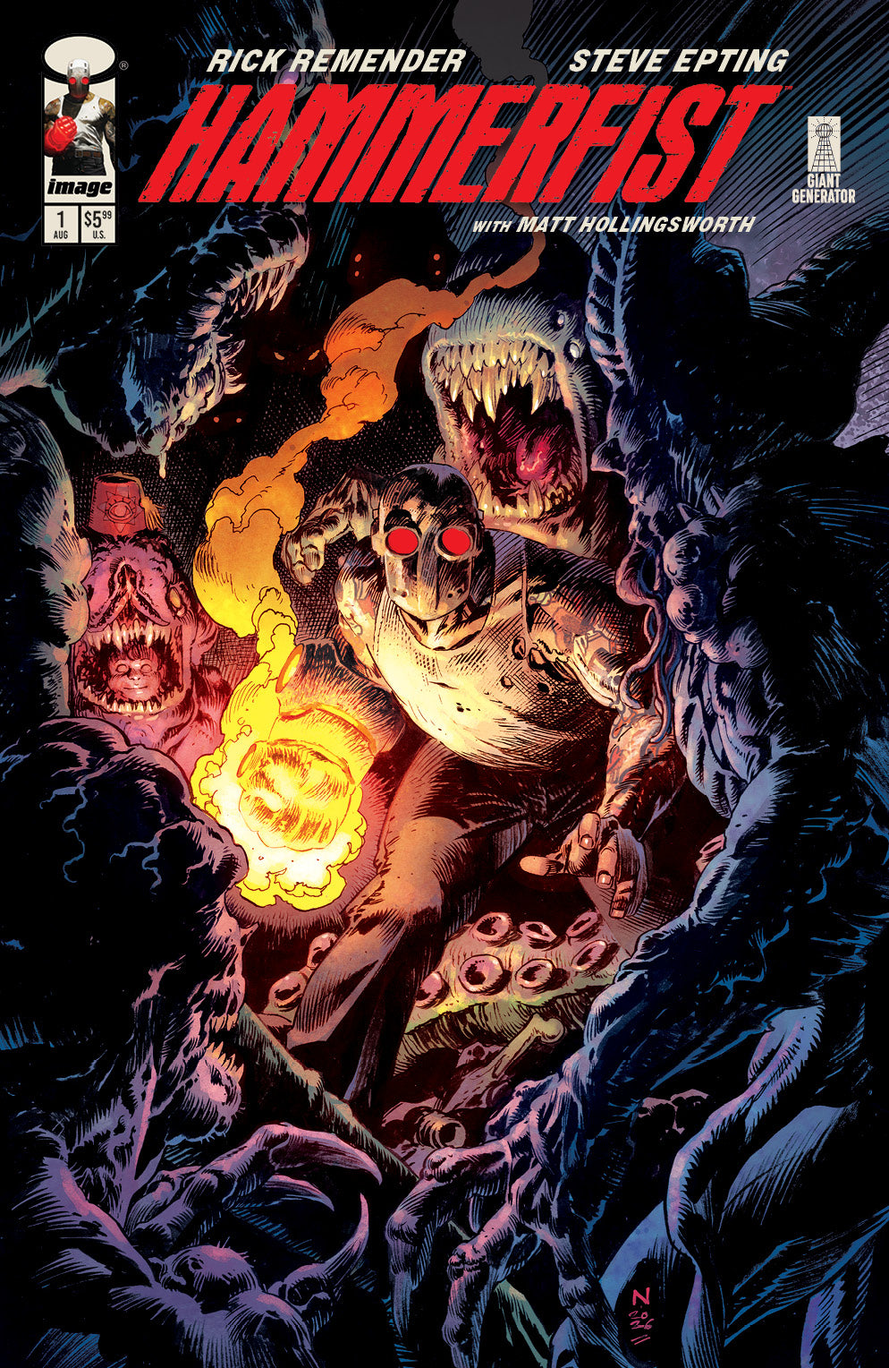 HAMMERFIST #1 CVR C NIC KLEIN VAR (MR) (26 Aug Release)