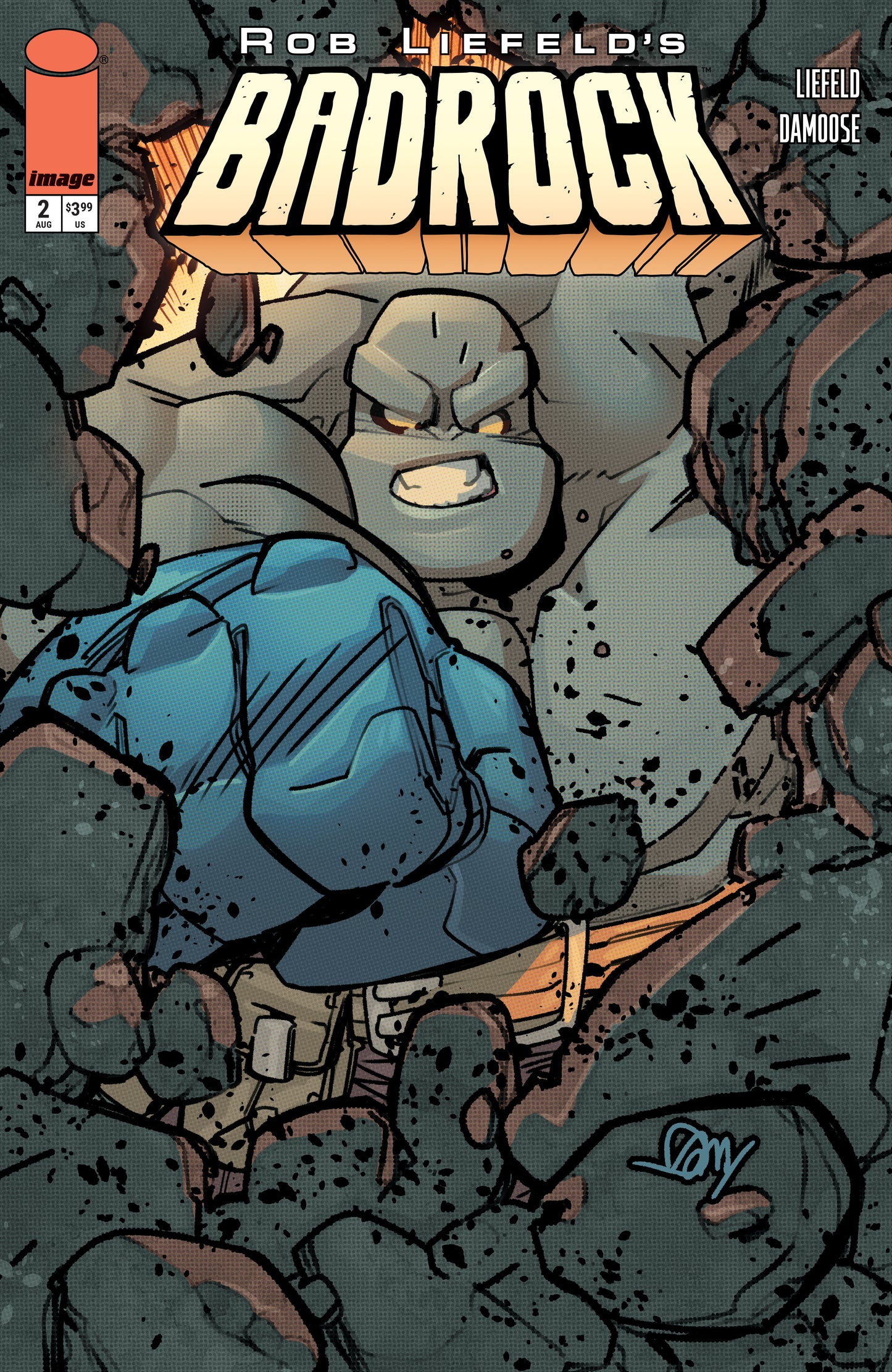 BADROCK #2 CVR A SETH DAMOOSE (19 Aug Release)