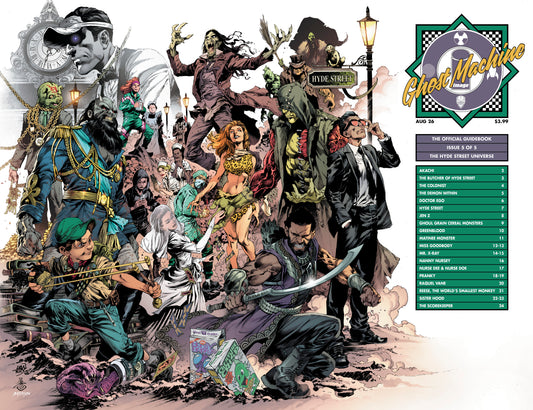 GHOST MACHINE THE OFFICIAL GUIDEBOOK #5 (OF 5) CVR C IVAN REIS & DANNY MIKI WRAPAROUND VAR (05 Aug Release)