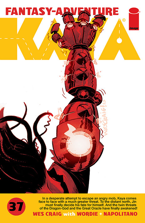 KAYA #37 CVR A WES CRAIG (09 Sep Release)