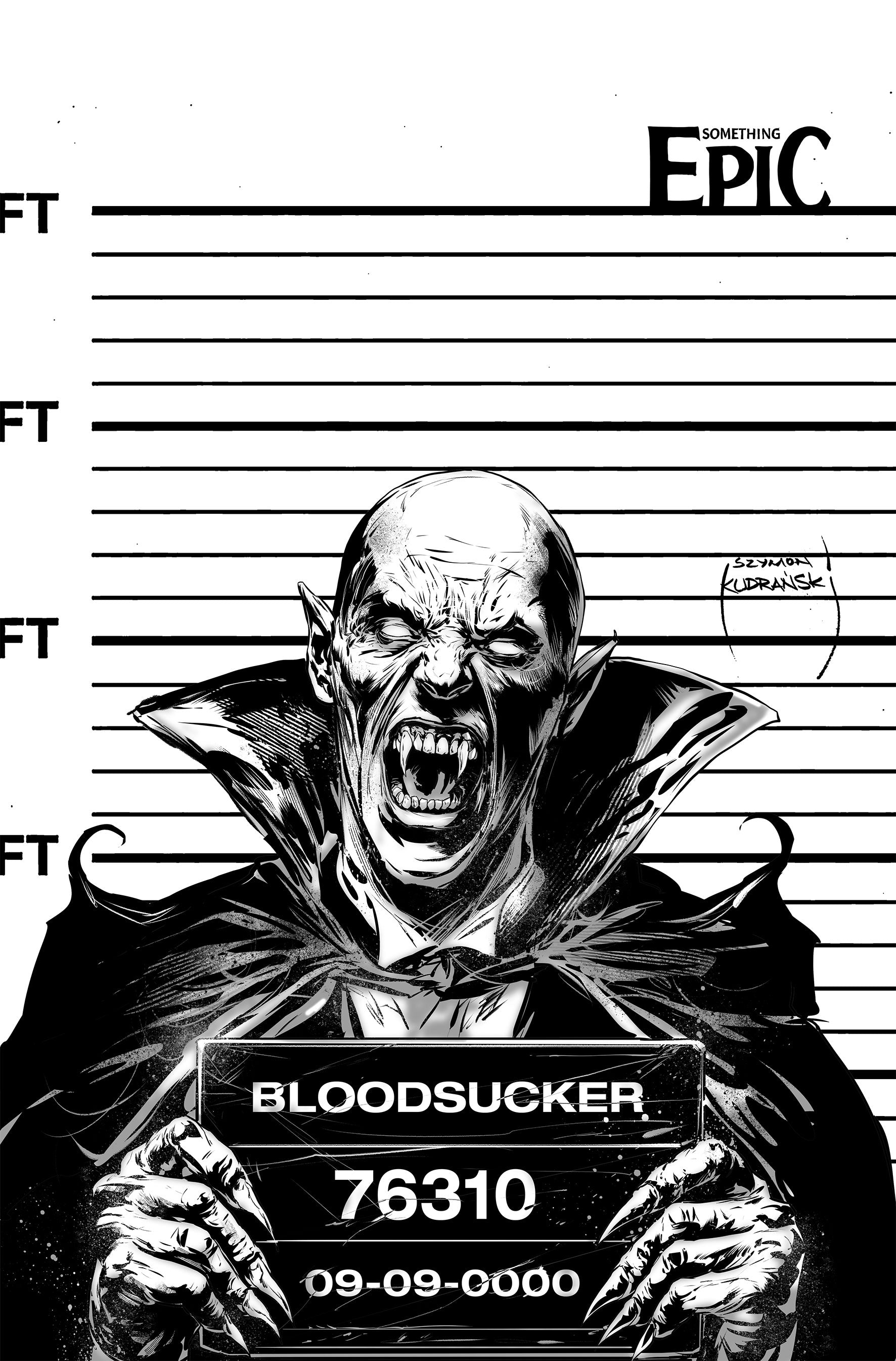 SOMETHING EPIC #14 CVR C SZYMON KUDRANSKI RAW ART VAR | IMAGE COMICS | Comicbookeroo