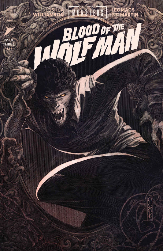 UNIVERSAL MONSTERS BLOOD OF THE WOLF MAN #3 (OF 4) CVR B EVAN CAGLE VAR (26 Aug Release)