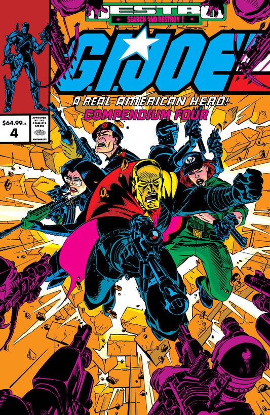 GI JOE A REAL AMERICAN HERO COMPENDIUM TP VOL 04 DIRECT MARKET EXCLUSIVE MICHAEL GOLDEN CVR (26 Aug Release)