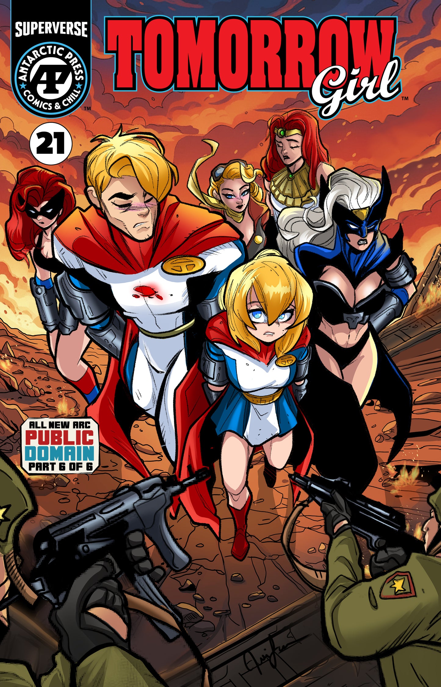 TOMORROW GIRL #21 CVR A TERRY PARR (05 Aug Release)