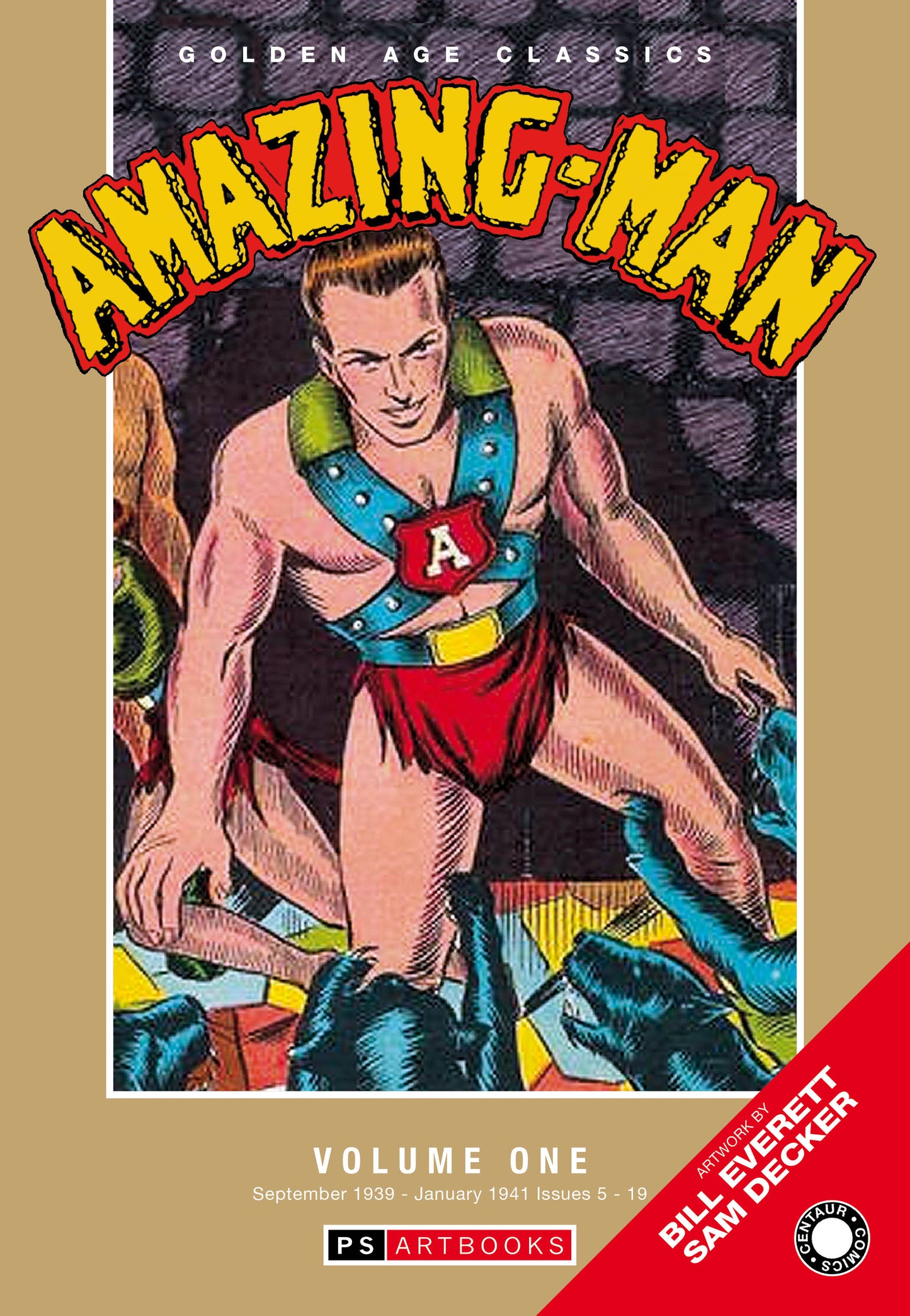 GOLDEN AGE CLASSICS AMAZING MAN HC VOL 01 (05 Aug Release)