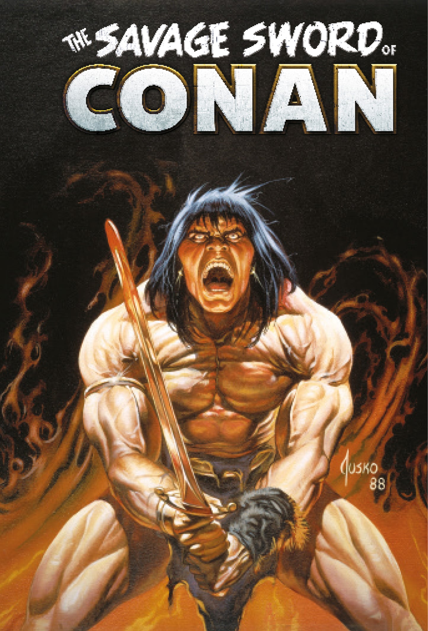 SAVAGE SWORD OF CONAN THE ORIGINAL COMICS OMNIBUS HC VOL 12 JUSKO REGULAR EDITION (MR) (19 Aug Release)