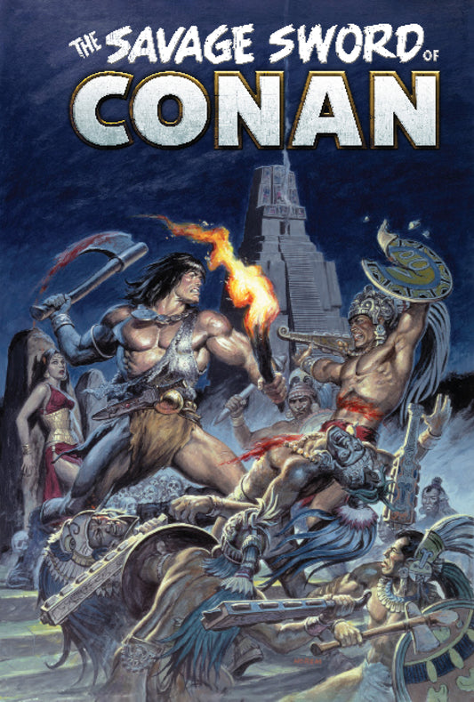 SAVAGE SWORD OF CONAN THE ORIGINAL COMICS OMNIBUS HC VOL 12 EARL NOREM DIRECT MARKET EDITION CVR (MR) (19 Aug Release)