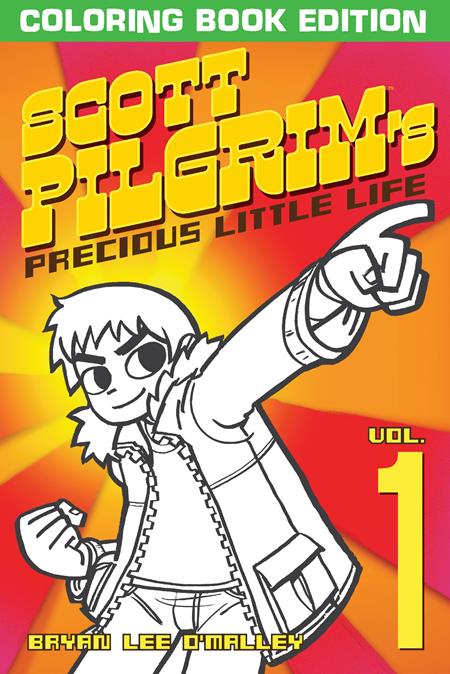 SCOTT PILGRIMS PRECIOUS LITTLE LIFE COLORING BOOK TP (Backorder, Allow 4-5 Weeks)