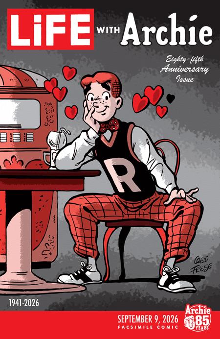 LIFE WITH ARCHIE #1 FOIL FACSIMILE CVR E GEORGE FRESE LIFE MAGAZINE VAR