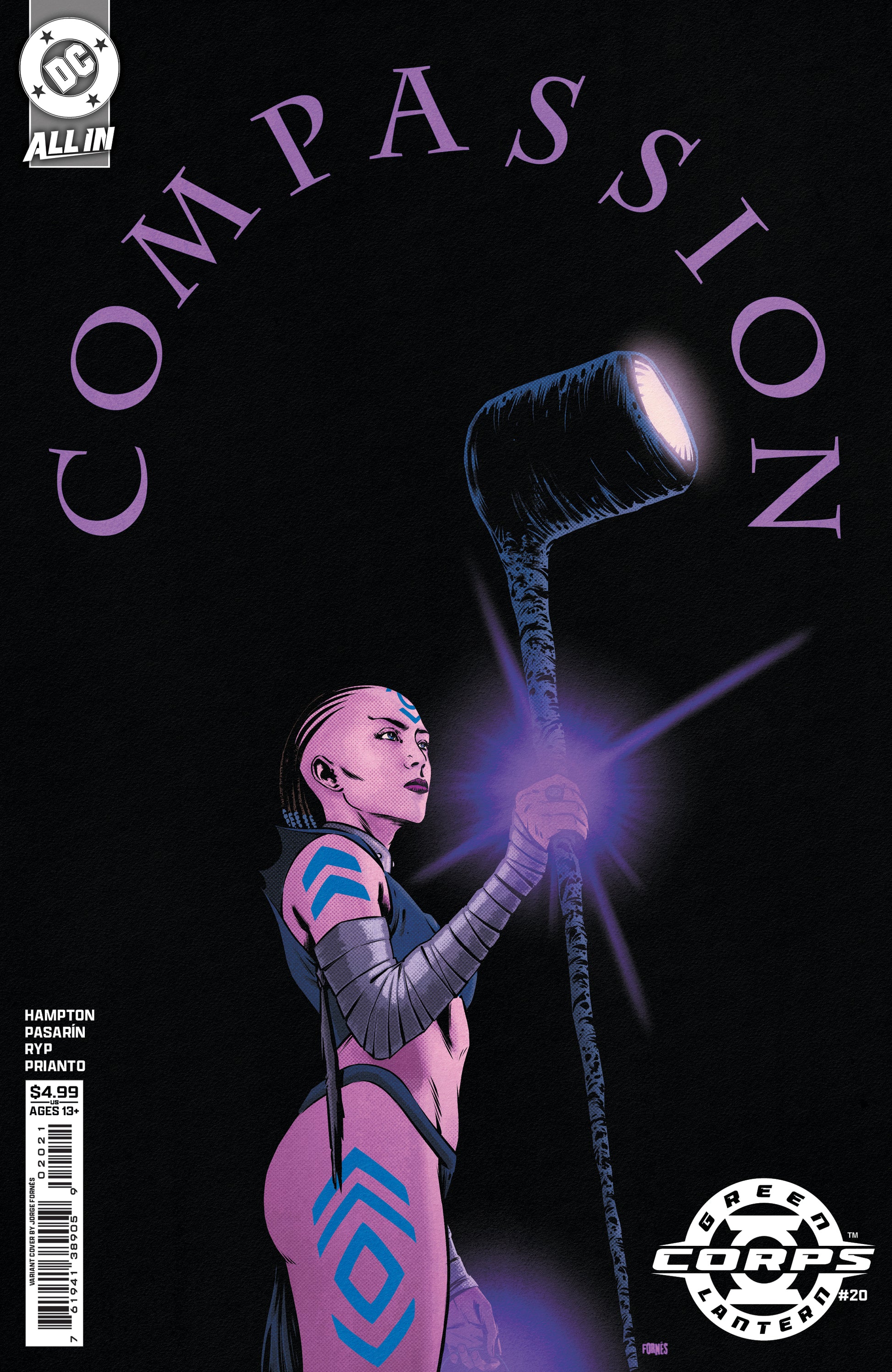 GREEN LANTERN CORPS #20 CVR B JORGE FORNES CARD STOCK VAR | DC COMICS | Comicbookeroo
