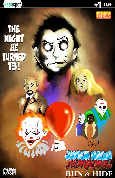 JUNIOR HIGH HORRORS RUN & HIDE #1