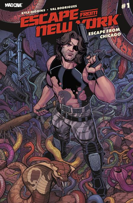 ESCAPE FROM NEW YORK ESCAPE FROM CHICAGO #1 CVR E DAN PANOSIAN FOIL CARD STOCK VAR