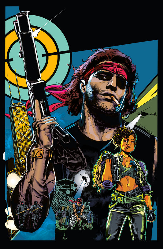 ESCAPE FROM NEW YORK ESCAPE FROM CHICAGO #1 CVR I STEPHEN MOONEY METAL VIRGIN VAR