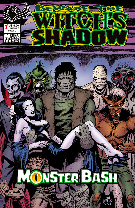 BEWARE THE WITCHS SHADOW MONSTER BASH #1 CVR B DAN PARSONS VAR