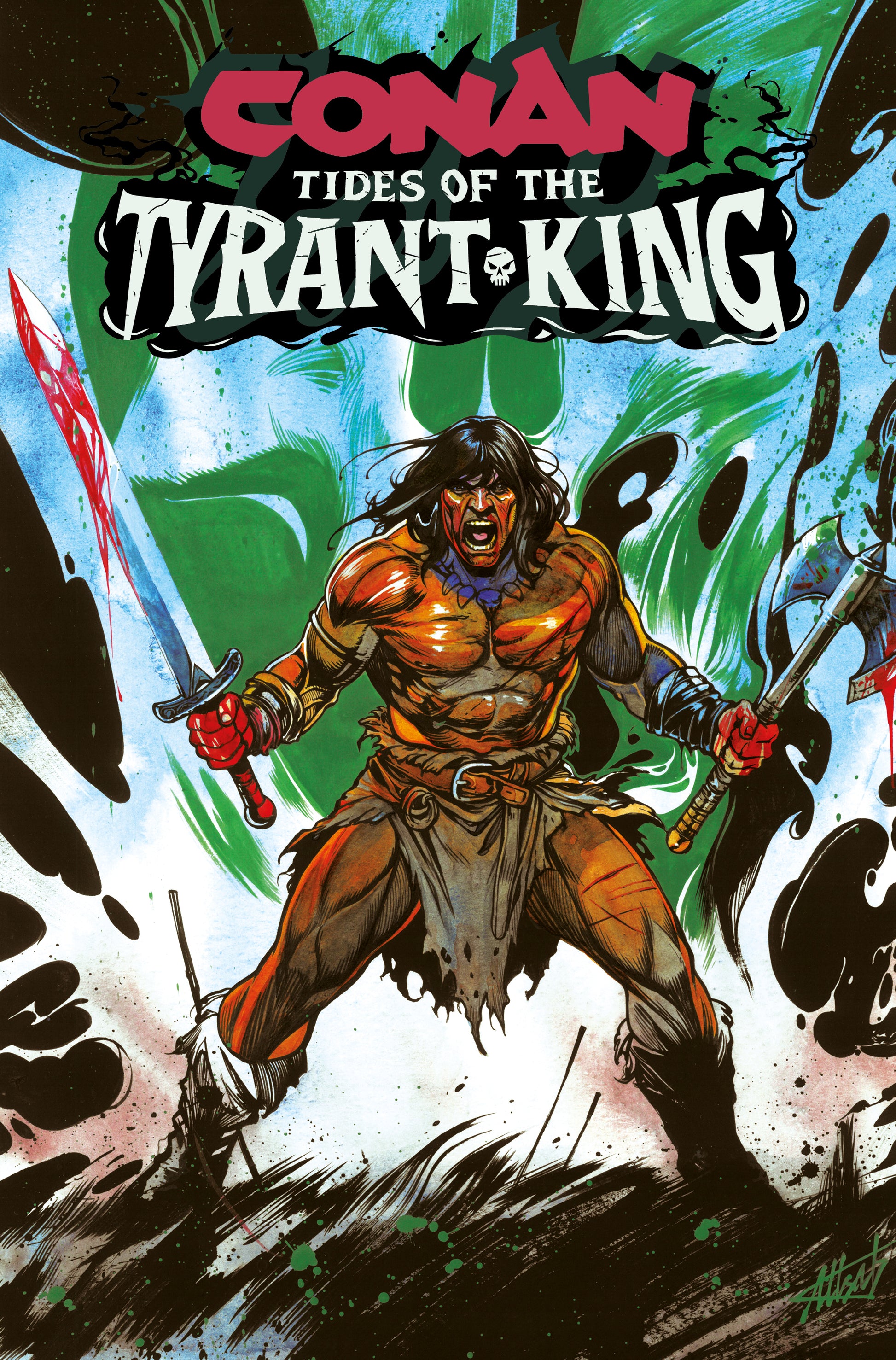 CONAN THE BARBARIAN TIDES OF THE TYRANT KING #1 (OF 4) CVR B UTSAB CHATTERJEE VAR (MR) | TITAN COMICS | Comicbookeroo