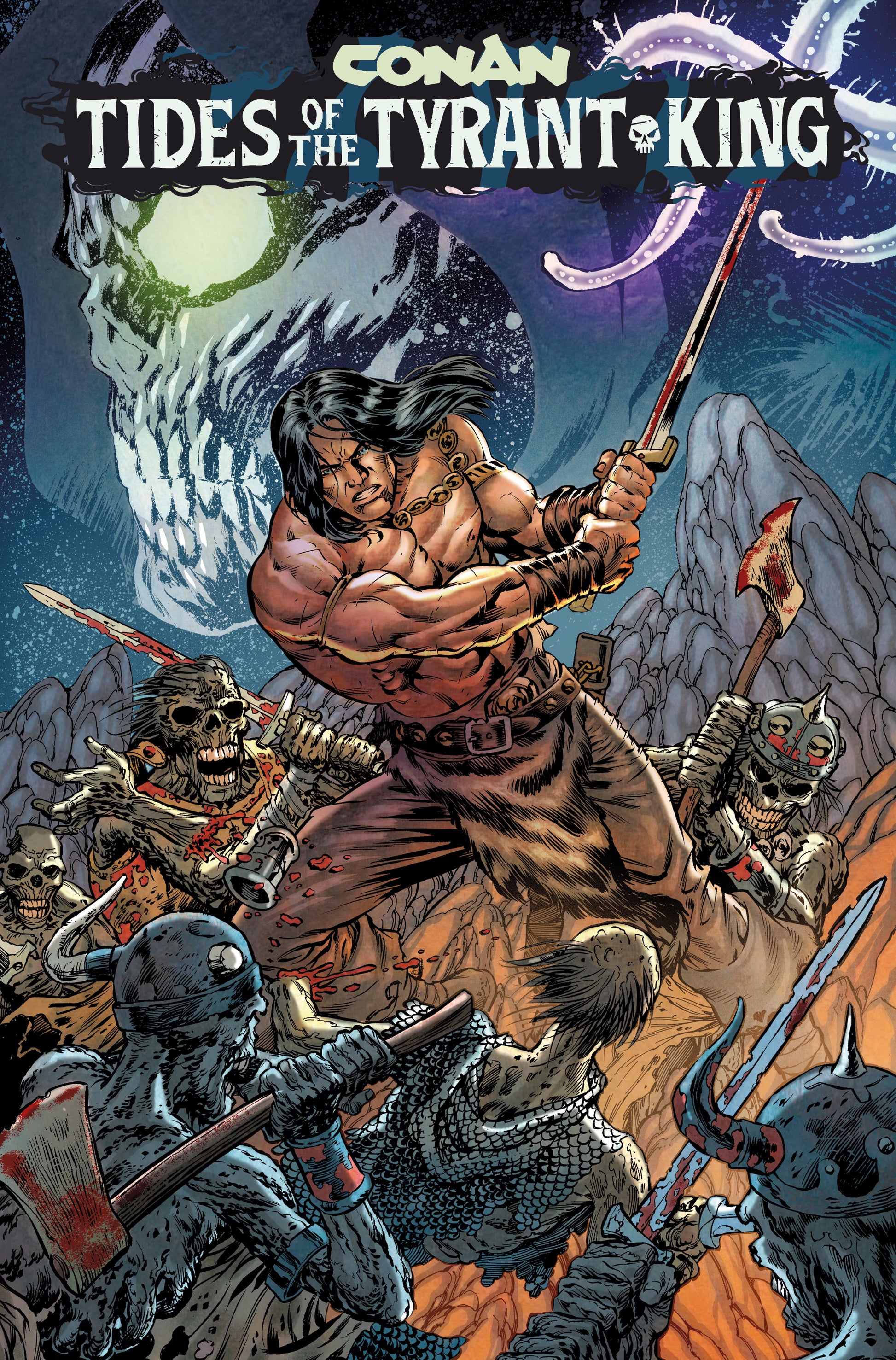 CONAN THE BARBARIAN TIDES OF THE TYRANT KING #1 (OF 4) CVR D JESUS MERINO VAR (MR) | TITAN COMICS | Comicbookeroo