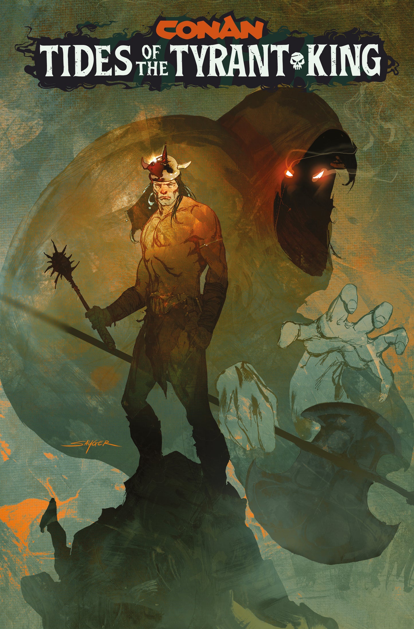 CONAN THE BARBARIAN TIDES OF THE TYRANT KING #1 (OF 4) CVR E STUART SAYGER VAR (MR) | TITAN COMICS | Comicbookeroo
