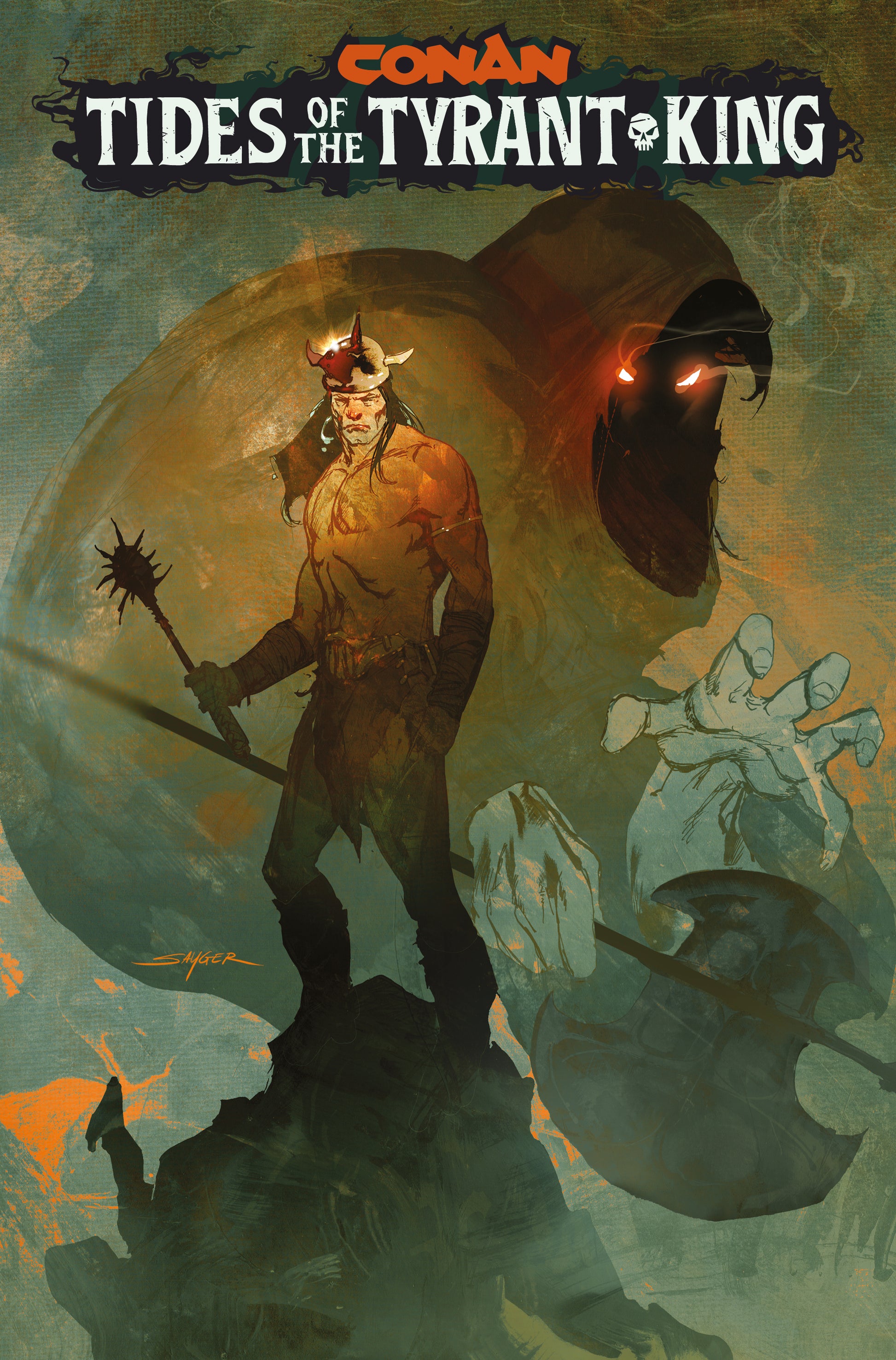 CONAN THE BARBARIAN TIDES OF THE TYRANT KING #1 (OF 4) CVR E STUART SAYGER VAR (MR) | TITAN COMICS | Comicbookeroo