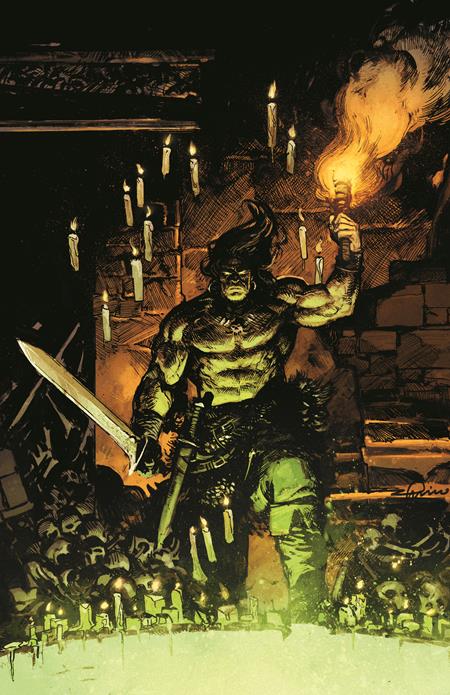 CONAN THE BARBARIAN TIDES OF THE TYRANT KING #1 (OF 4) CVR J GERARDO ZAFFINO VIRGIN CARDSTOCK VAR (MR) | TITAN COMICS | Comicbookeroo