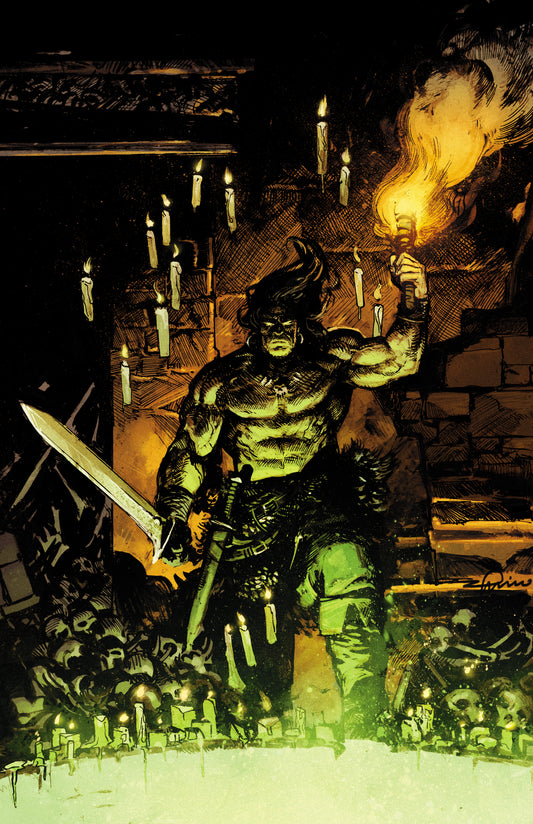 CONAN THE BARBARIAN TIDES OF THE TYRANT KING #1 (OF 4) CVR J GERARDO ZAFFINO VIRGIN CARDSTOCK VAR (MR) (23 Sep Release)