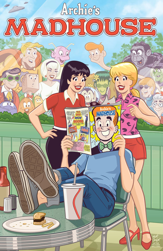 ARCHIES MADHOUSE #1 FOIL FACSIMILE EDITION CVR E MATT TALBOT MAD MAGAZINE VAR