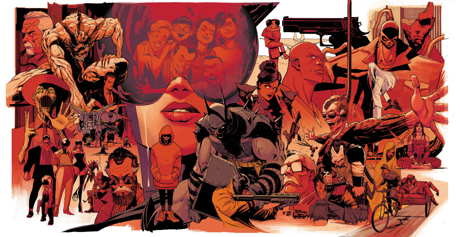 ABSOLUTE BATMAN #25 CVR A NICK DRAGOTTA GATEFOLD TRIPTYCH
