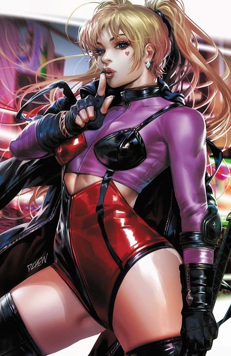HARLEY QUINN #67 CVR D DERRICK CHEW CARD STOCK VAR