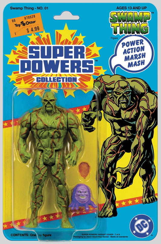 SWAMP THING #1 FACSIMILE EDITION CVR B JASON GEYER & ALEX SAVIUK SWAMP THING SUPER POWERS CARD STOCK VAR