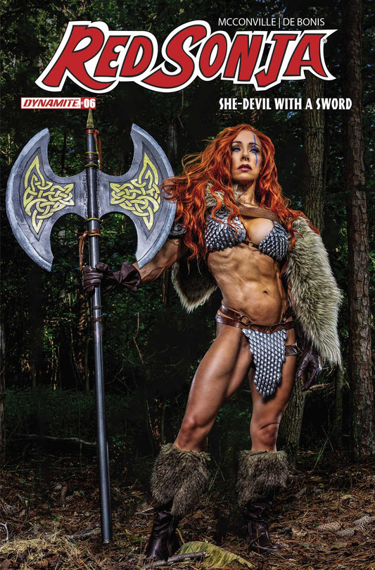 RED SONJA SHE DEVIL WITH A SWORD #6 CVR E COSPLAY VICTORIA RECCHIONE VAR
