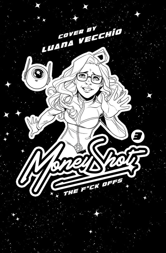 MONEY SHOT THE F* OFFS #3 (OF 5) CVR E LUANA VECCHIO NSFW BLACK BAG FULL ART VAR (MR) | VAULT COMICS | Comicbookeroo