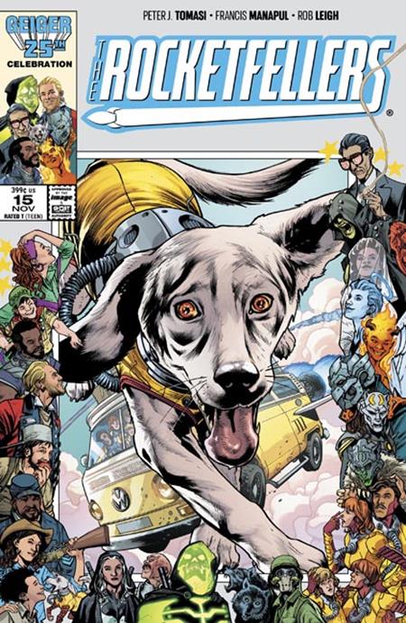 ROCKETFELLERS #15 CVR B BRYAN HITCH & BRAD ANDERSON GEIGER #25 ANNIVERSARY VAR