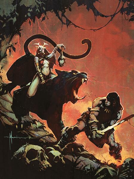 SAVAGE SWORD OF CONAN #17 CVR D NICK MARINKOVICH VIRGIN CARDSTOCK VAR