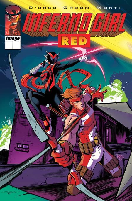 INFERNO GIRL RED BOOK TWO #1 (OF 3) CVR D DANIEL BAYLISS YOUNGBLOOD TEAM UP VAR (Backorder, Allow 4-5 Weeks)
