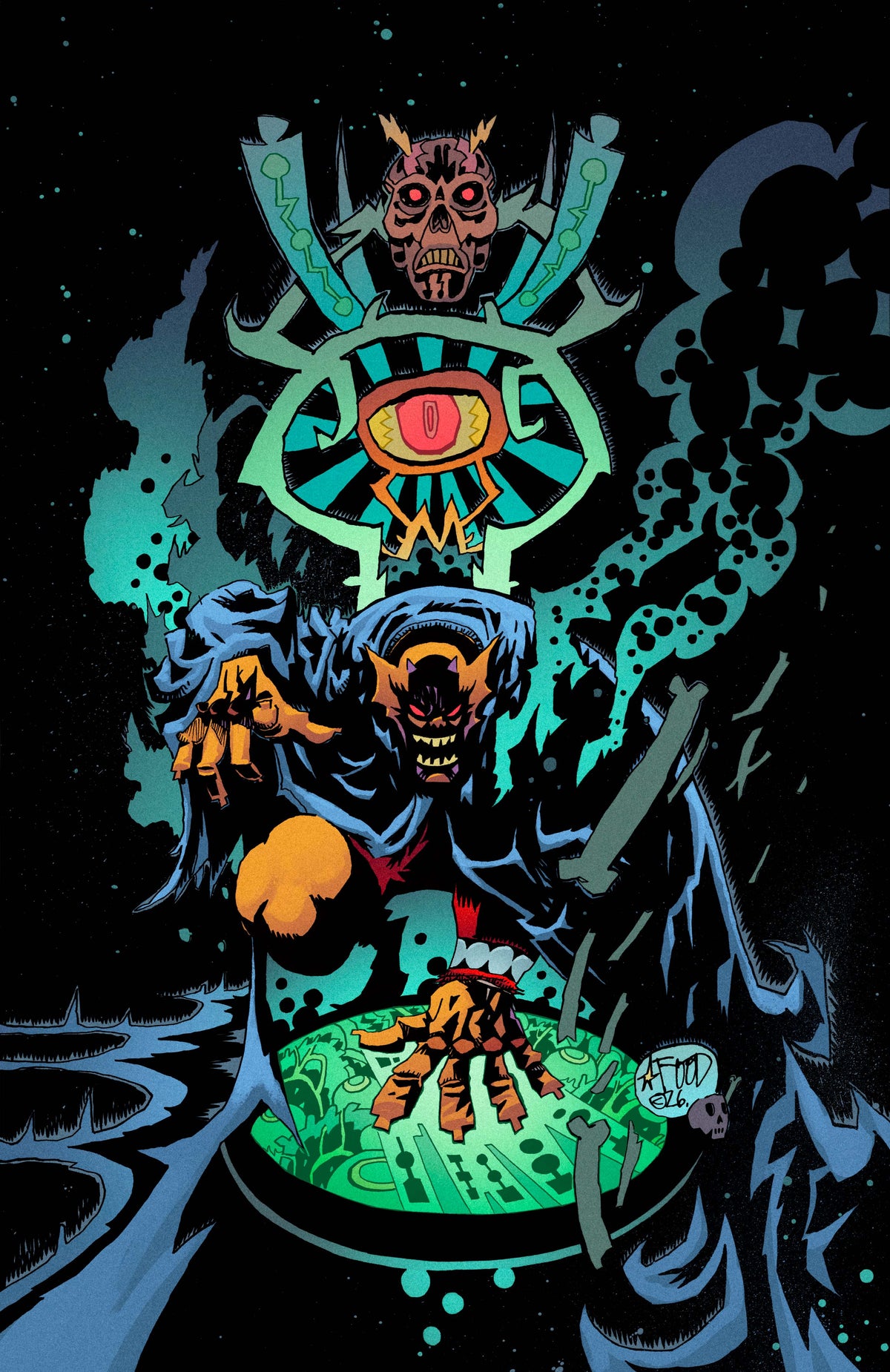 DEMON #3 CVR C JIM MAHFOOD CARD STOCK VAR (02 Dec Release)