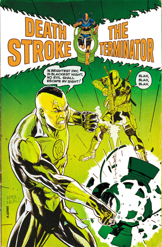DEATHSTROKE THE TERMINATOR #10 CVR B MITCH GERADS CARD STOCK VAR | DC COMICS | Comicbookeroo