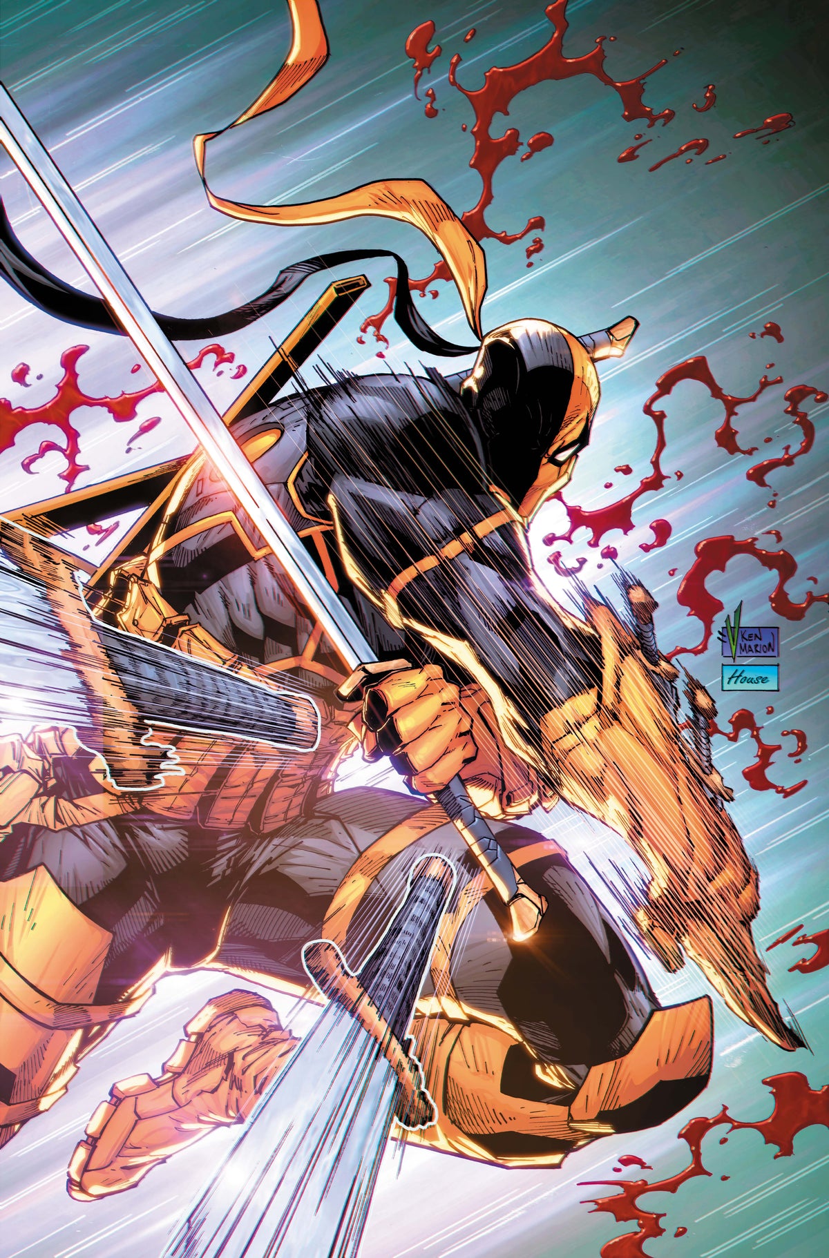 DEATHSTROKE THE TERMINATOR #10 CVR C V KEN MARION CARD STOCK VAR | DC COMICS | Comicbookeroo