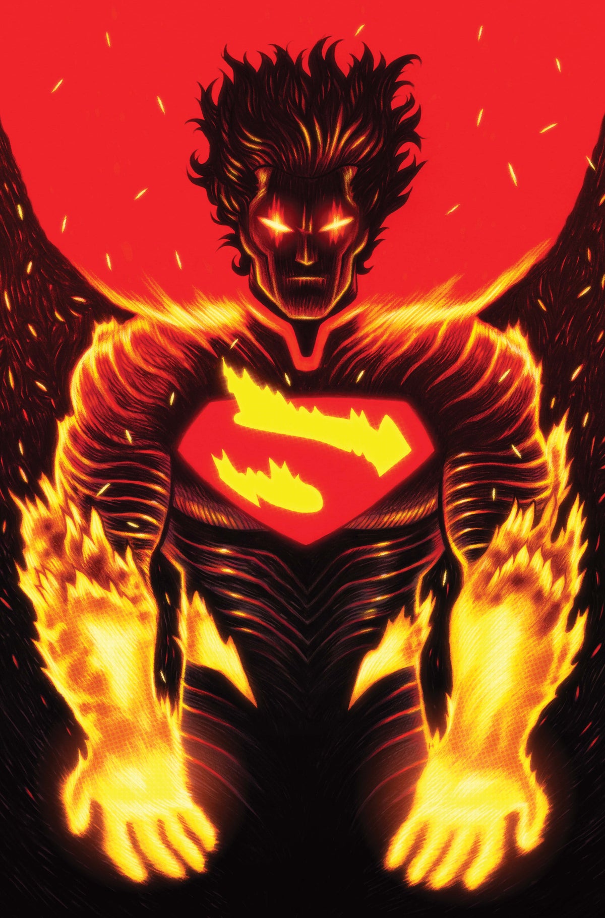 ABSOLUTE SUPERMAN #26 CVR C DAN HIPP CARD STOCK VAR