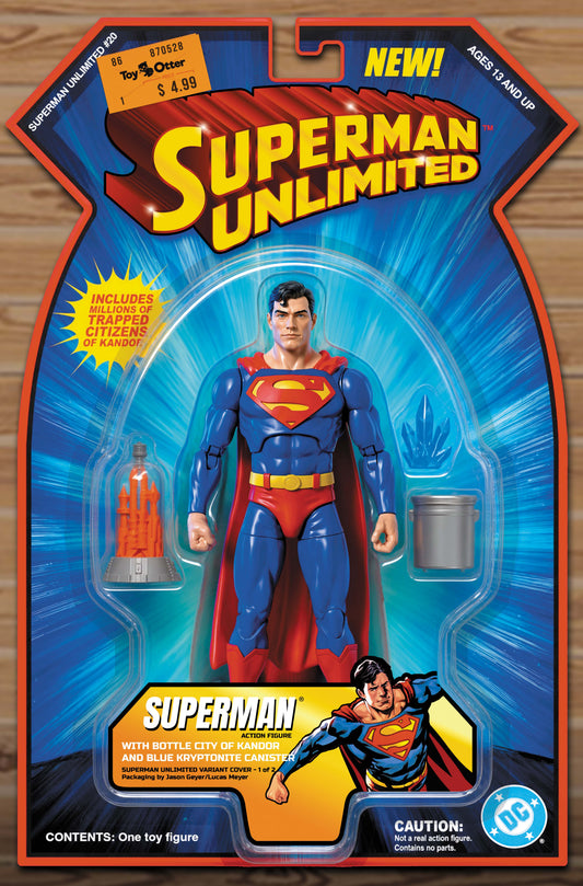 SUPERMAN UNLIMITED #20 CVR B JASON GEYER SUPERMAN WITH KANDOR ACTION
