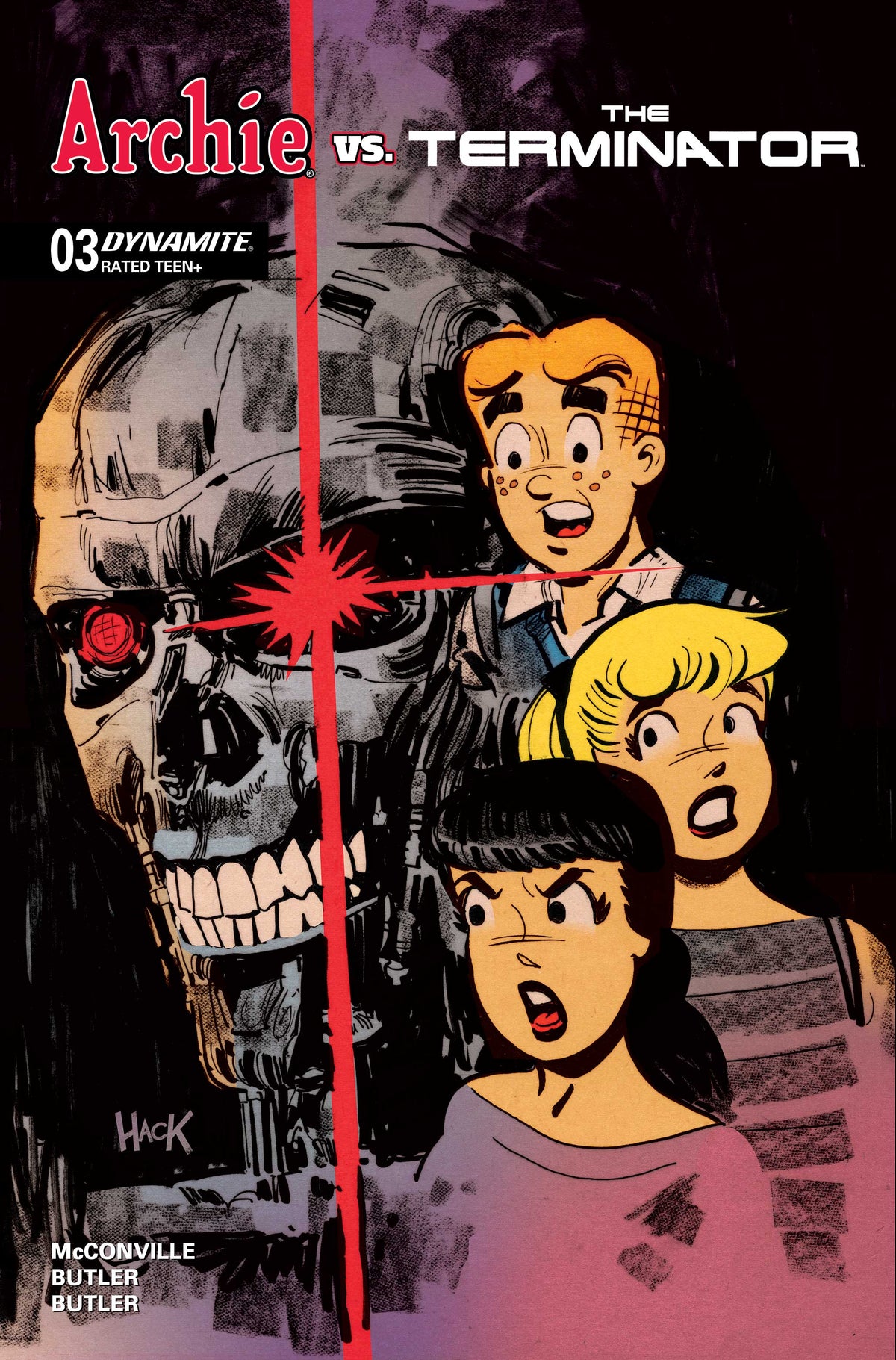 ARCHIE VS THE TERMINATOR #3 CVR C ROBERT HACK VAR