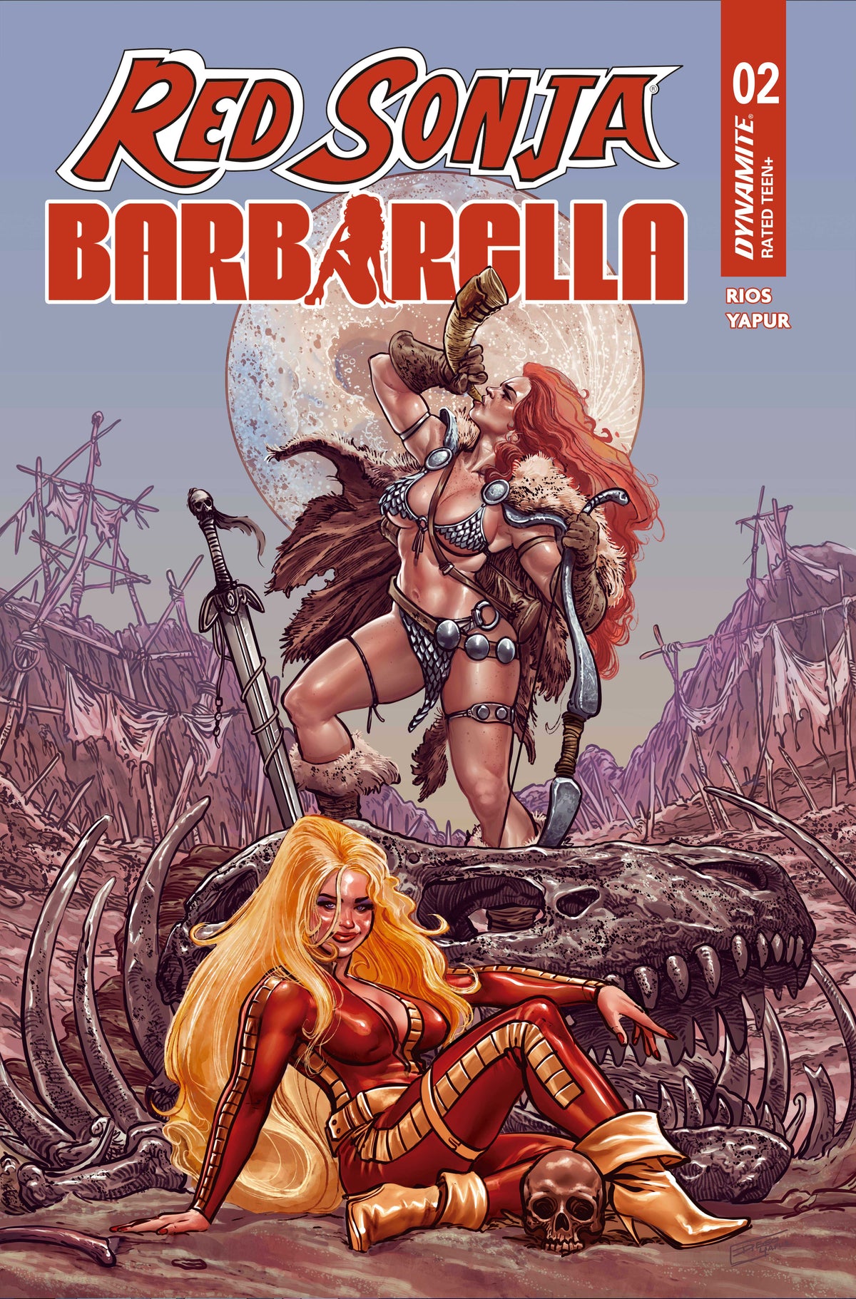 RED SONJA BARBARELLA #2 CVR C DIEGO YAPUR VAR (02 Dec Release)