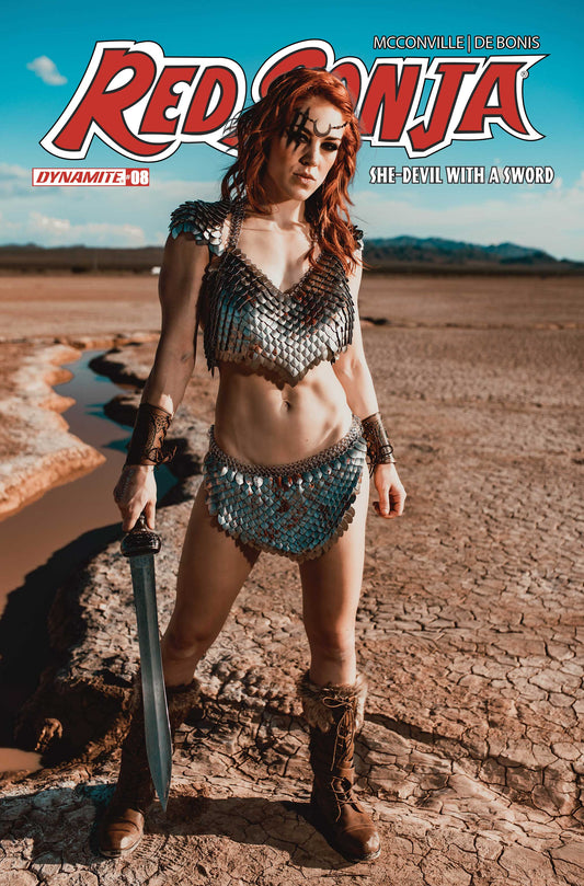 RED SONJA SHE DEVIL WITH A SWORD #8 CVR E COSPLAY MOLLY STEWART VAR