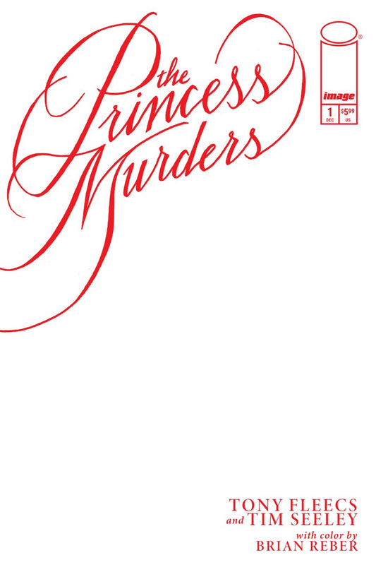 PRINCESS MURDERS #1 CVR E BLANK SKETCH VAR Allocations May Occur