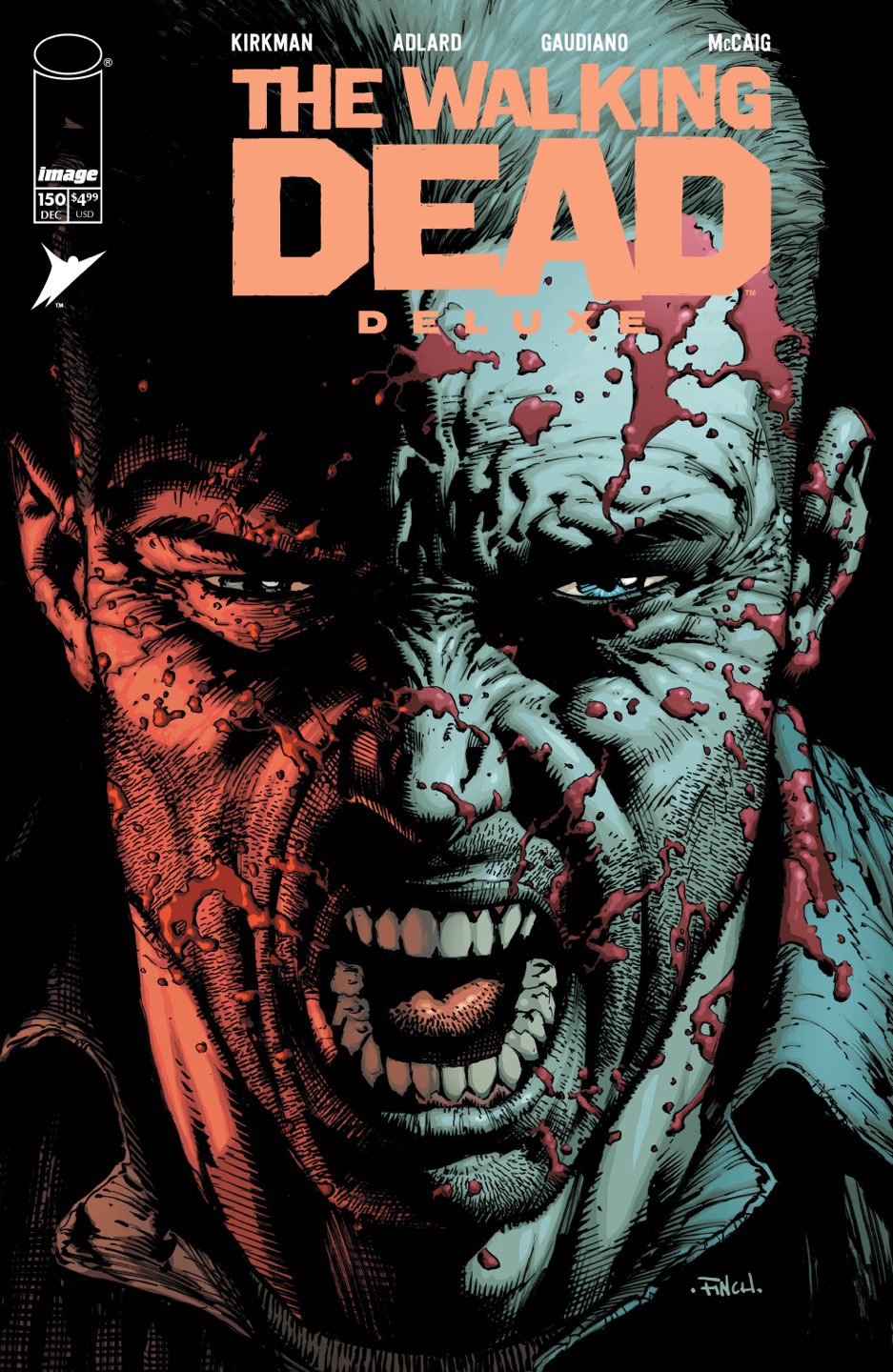 WALKING DEAD DLX #150 CVR A DAVID FINCH & DAVE MCCAIG