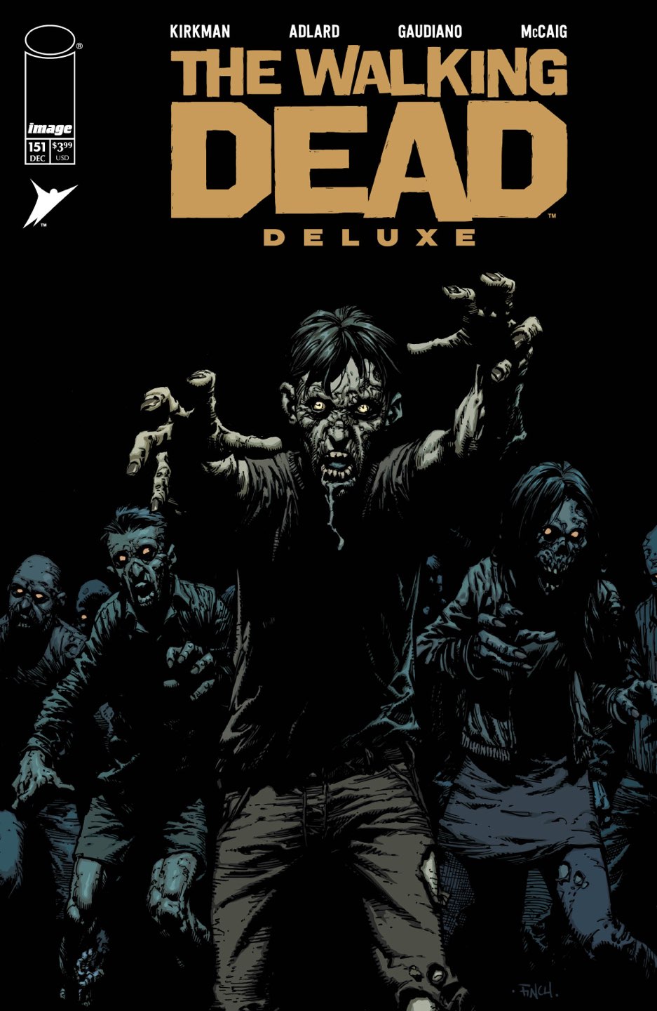 WALKING DEAD DLX #151 CVR A DAVID FINCH & DAVE MCCAIG
