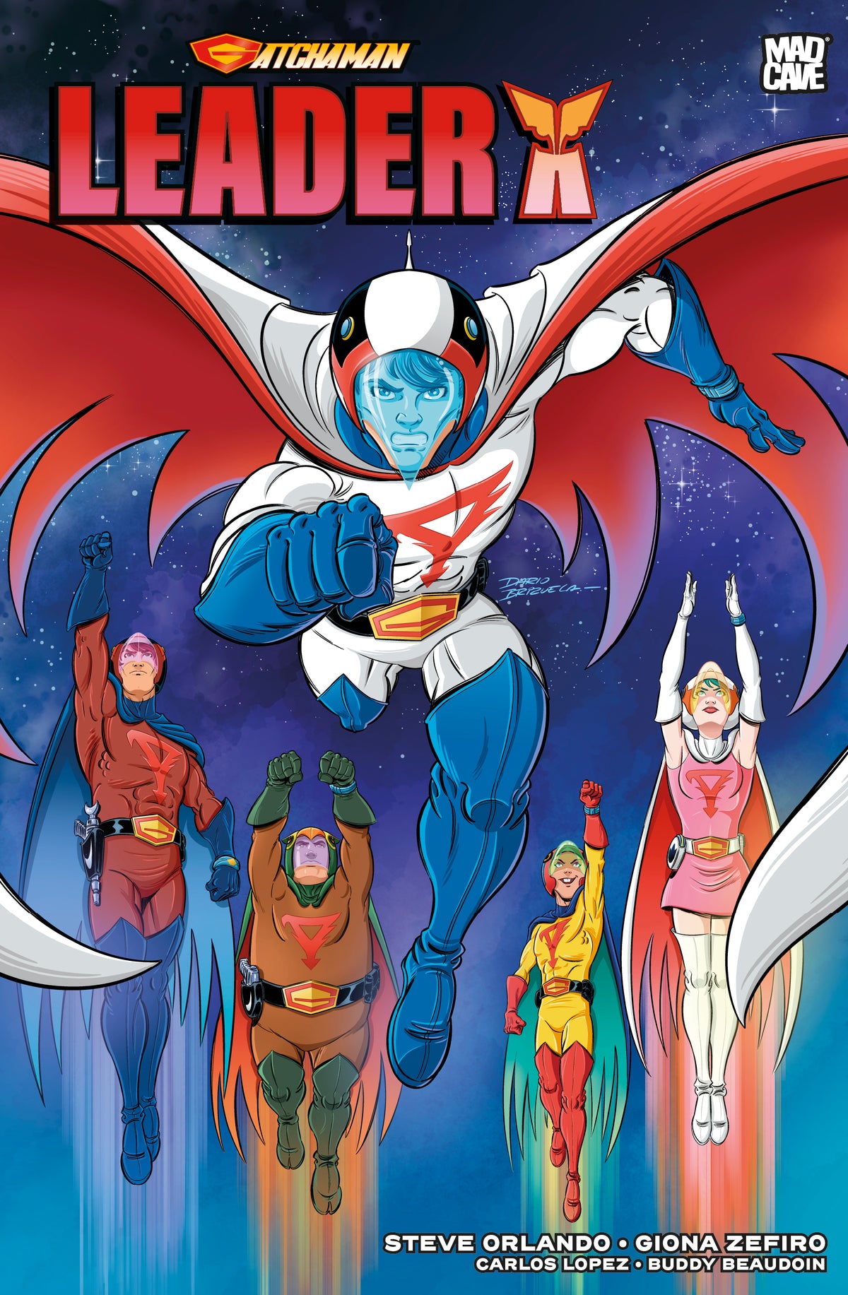 GATCHAMAN LEADER X (ONE-SHOT) CVR B DARIO BRIZUELA VAR (23 Dec Release)
