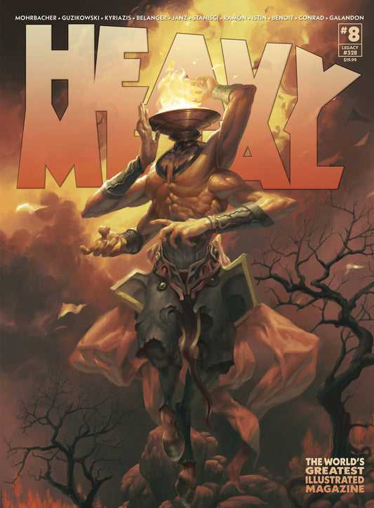 HEAVY METAL MAGAZINE #8 CVR A PETER MOHRBACHER (MR) (16 Dec Release)